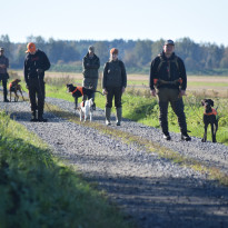 Kilpailijoita odottamassa vuoroaan.