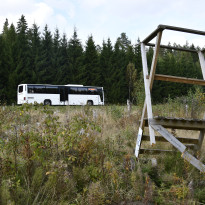 Liedossa rikottu torni on vilkkaan 10-tien varrella.