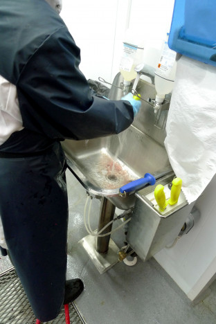 Hygieeniset työskentelytavat ja hyvää henkilökohtainen hygienia kruunaa lahtivajatyöskentelyn.