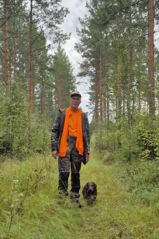 Ari Alinen ja Eddyhummer elokuussa.