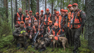 Kova yritys, hyvät koirat ja taito takaavat sen, että välillä onnistaakin.