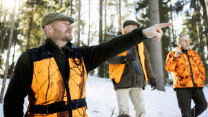 Tieto riistan liikkuvuudesta parantaa saalisvarmuutta. Vierasta ei kannata kutsua paikkaan, jossa saalis ei liiku. Kuvassa metsästysmaita Tsekeissä. 