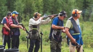 M70 metsästystrapin alkukilpailu käynnissä.